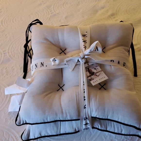 Rae Dunn Other - Rae Dunn chair cushions set of 2 "LOVE."